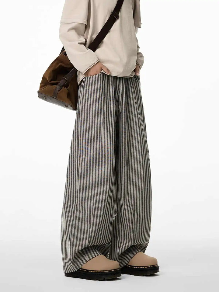 Kuro Striped Baggy Pant