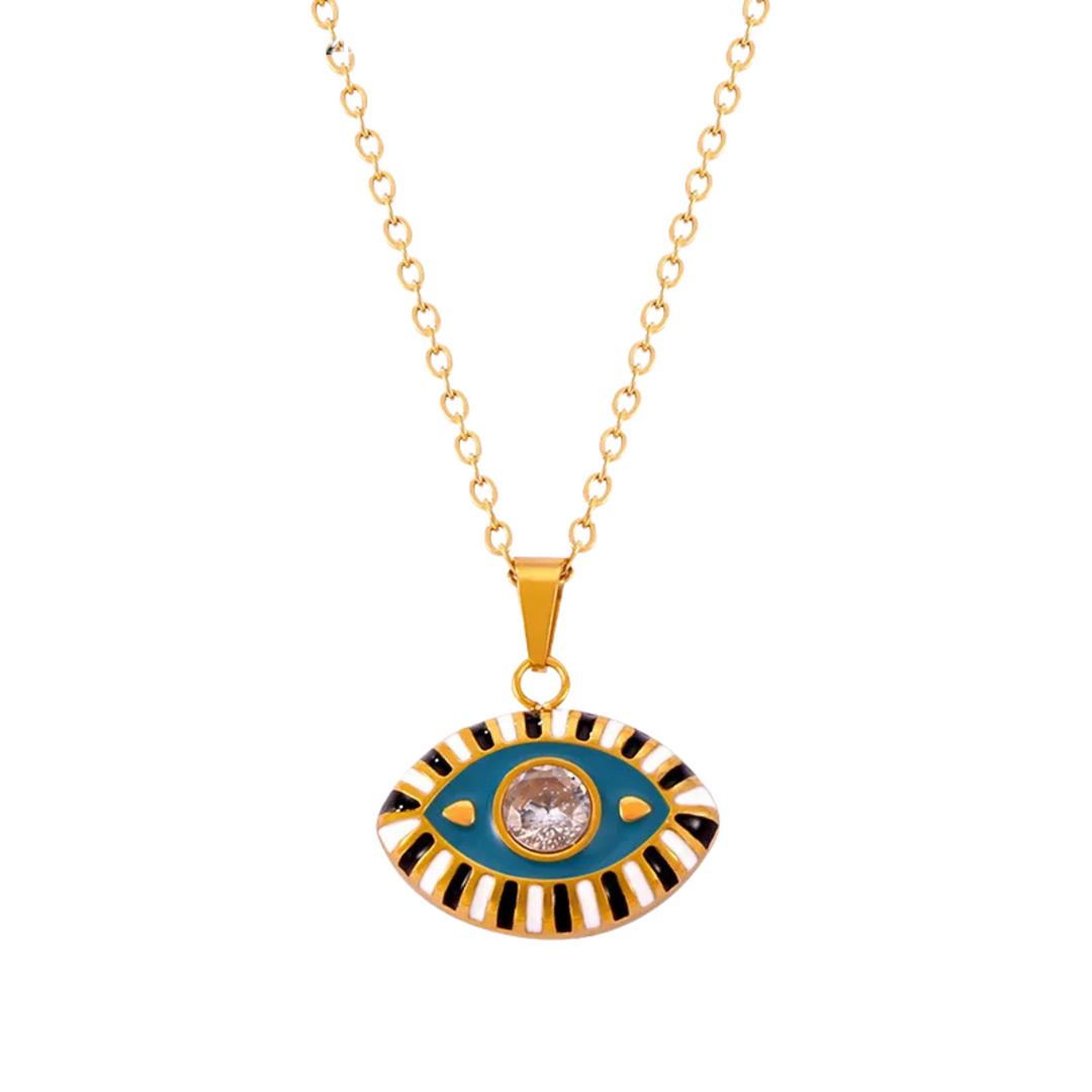 Alchemy Evil Eye Charm Necklace