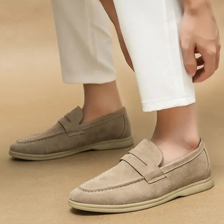 Sterling Suede Penny Loafer