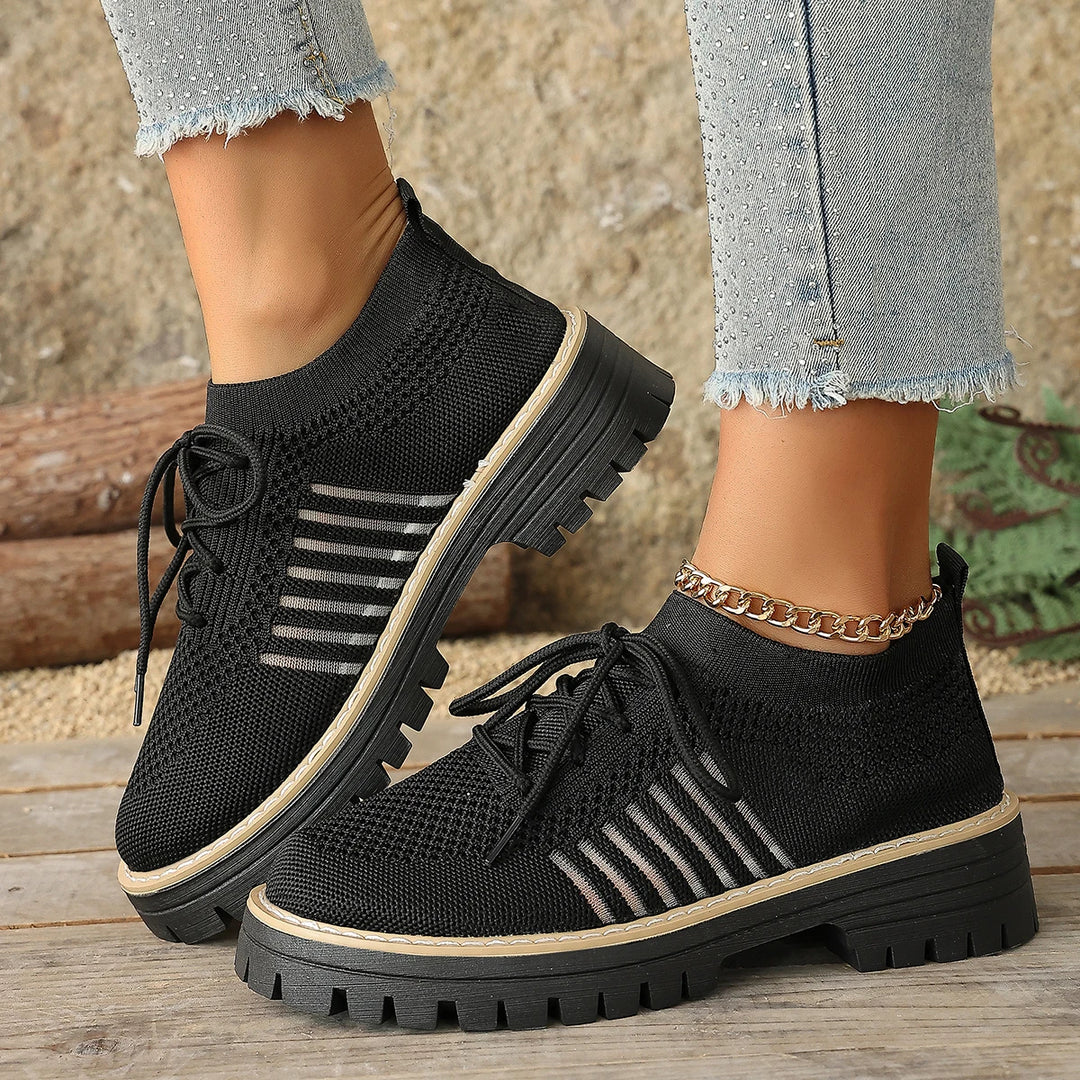 Kyra Mesh Platform Sneaker