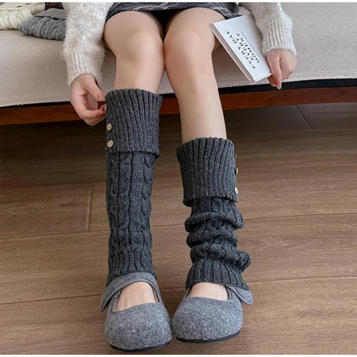 Chalet Cable-Knit Leg Warmers