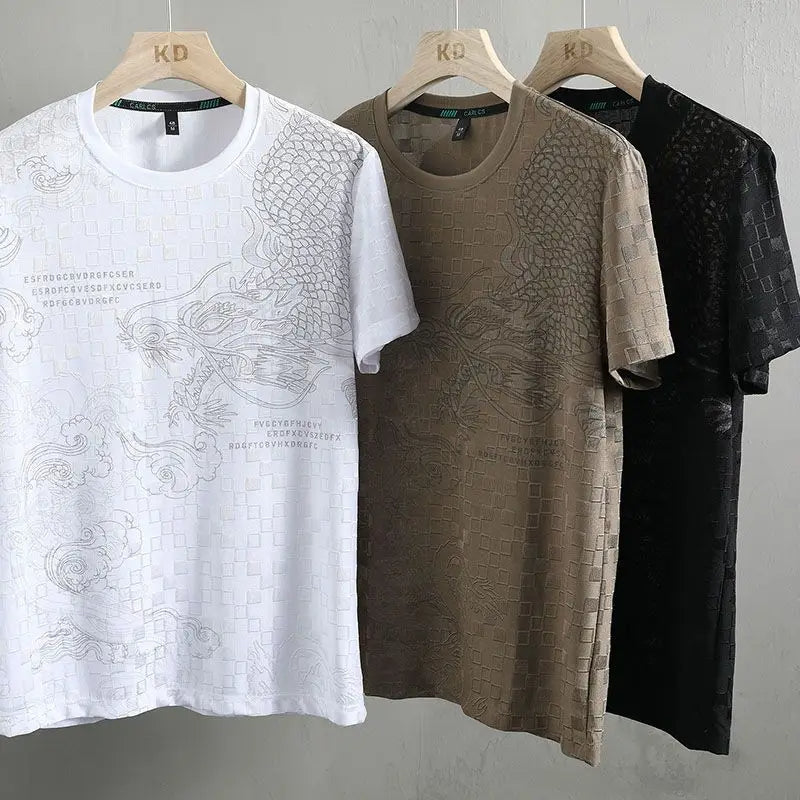 Revenant Grid Silk Tee