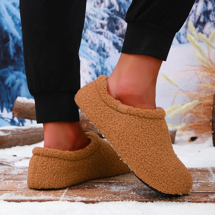 Alpine Teddy Fleece Slides