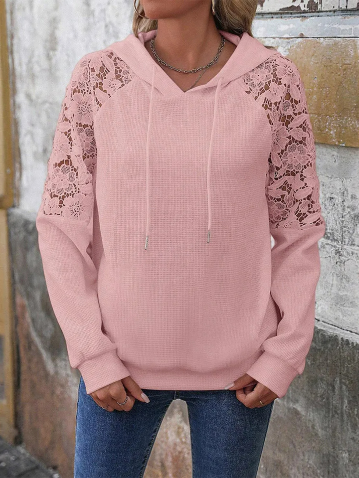 Serenity Floral Laced Hoodie