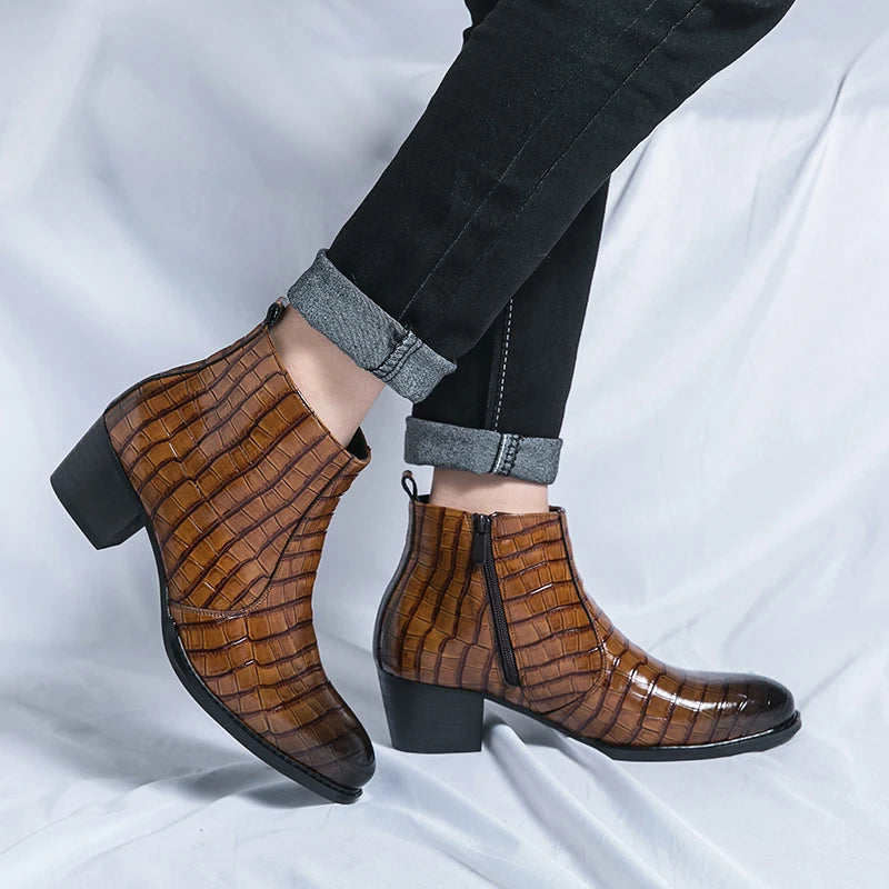 Castellano Crocodile Boot