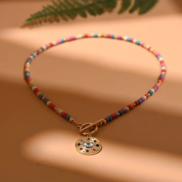 Mystic Evil Eye Charm Necklace