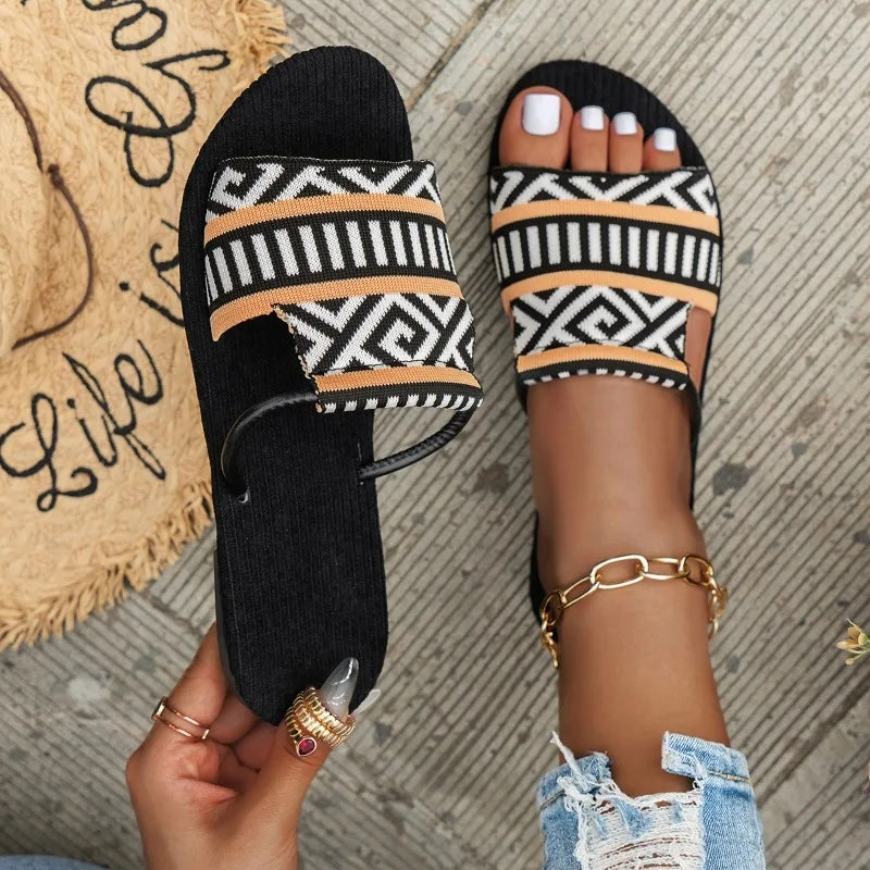 Zahara Boho Pattern Slides