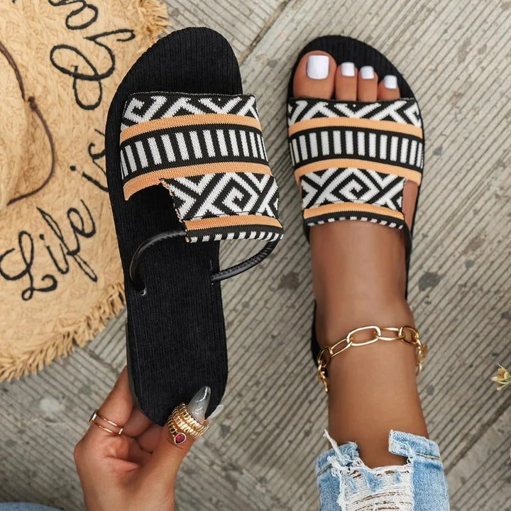 Zahara Boho Pattern Slides