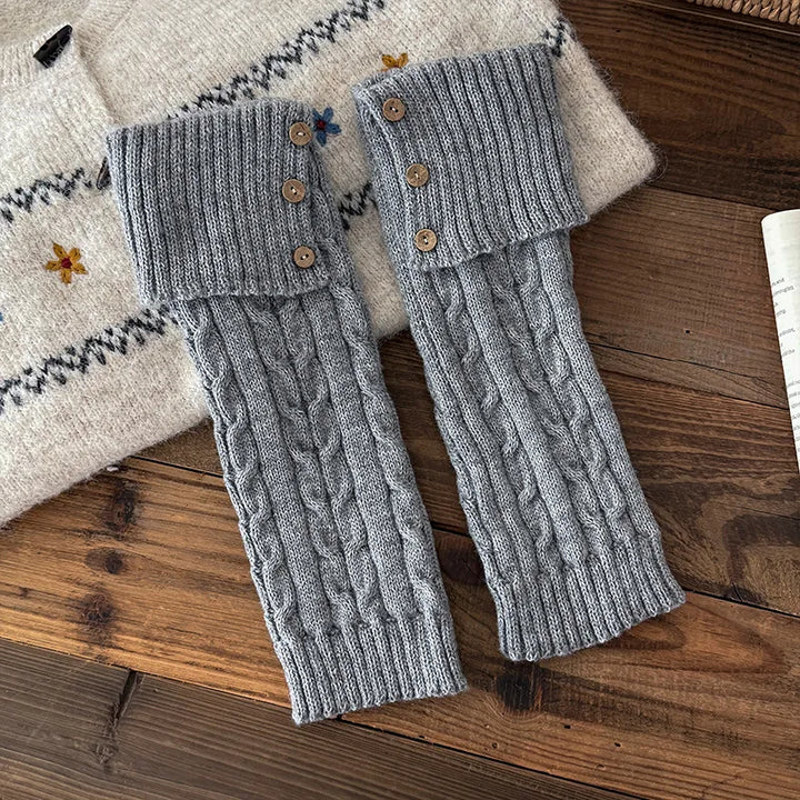 Chalet Cable-Knit Leg Warmers