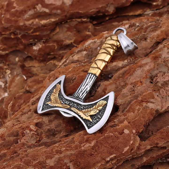Viking Axe Pendant Necklace