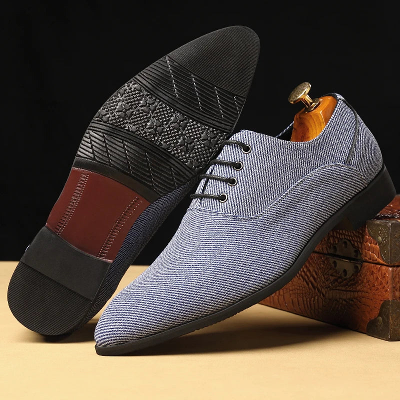 Gentry Woven Canvas Oxford