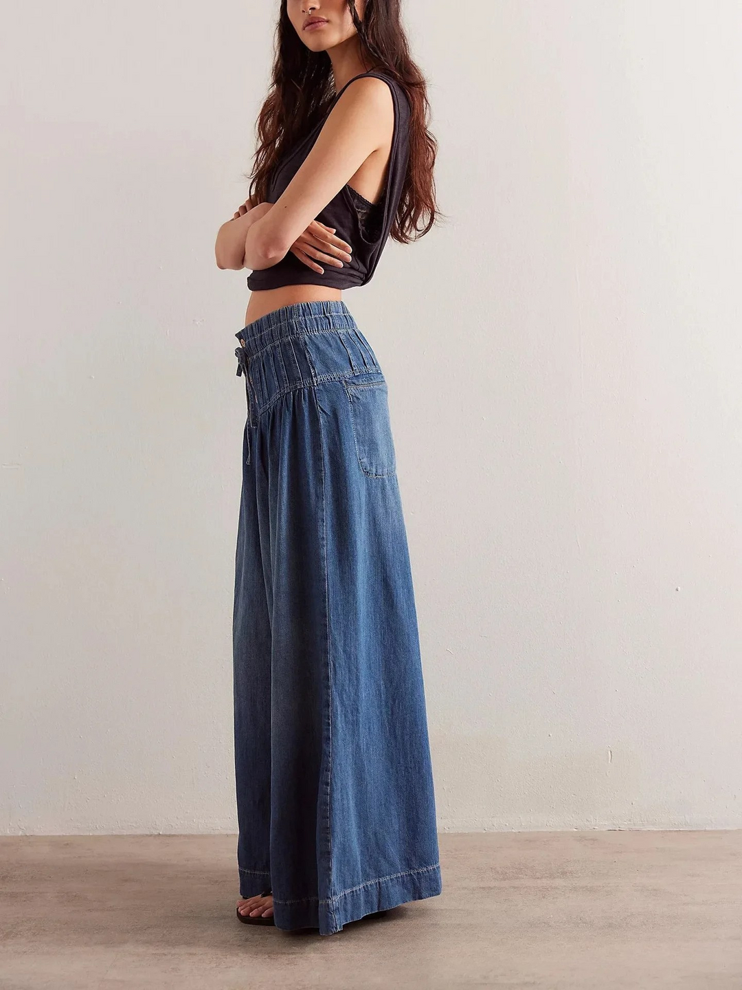 Palazzo Wide-leg Denim