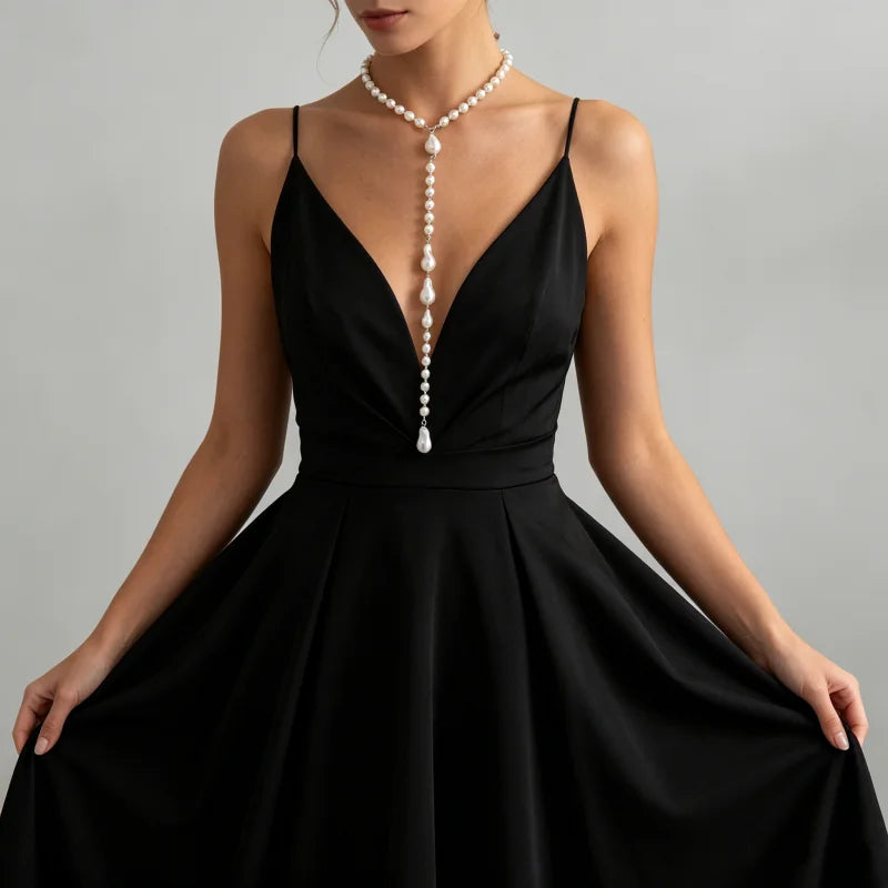 Ivoire Pearl Body Chain