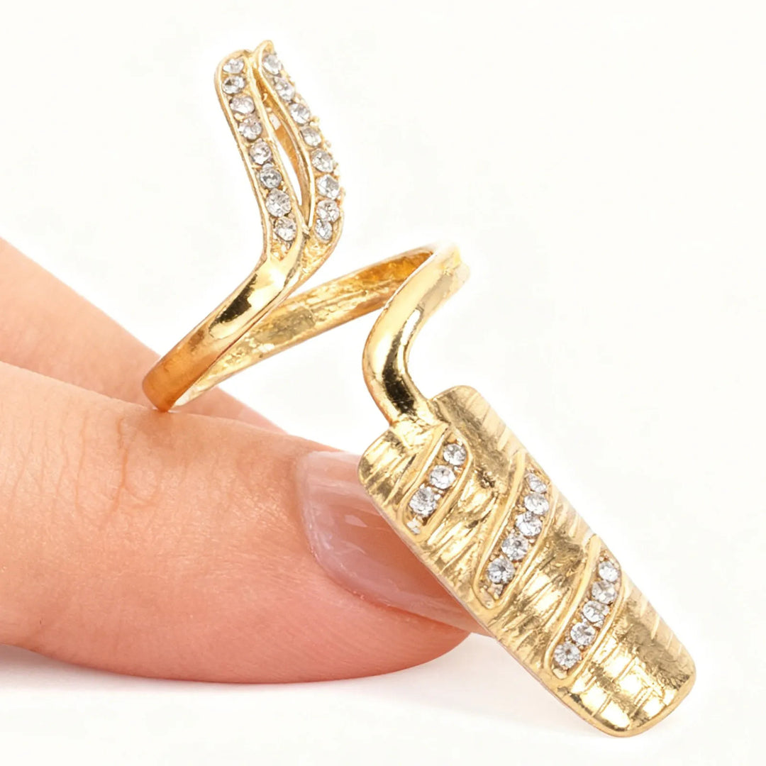 Heiress Wrap Nail Rings