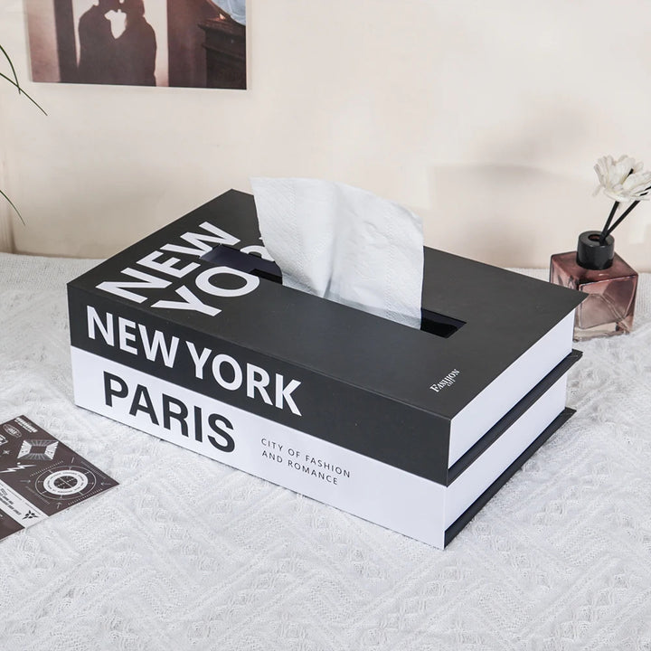 Editorial Book Tissue Holder