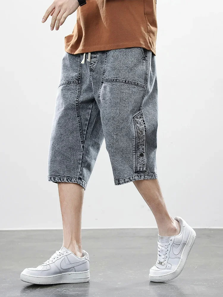 Division Drop-Cut Denim Short