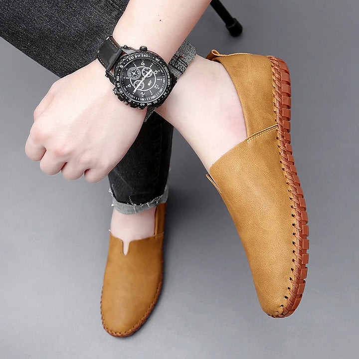 Halton Stitched Leather Loafer