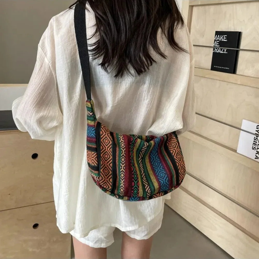La Boheme Patterned Crossbody Bag