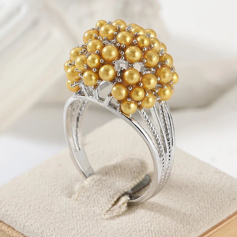 Prism Bloom Cluster Ring
