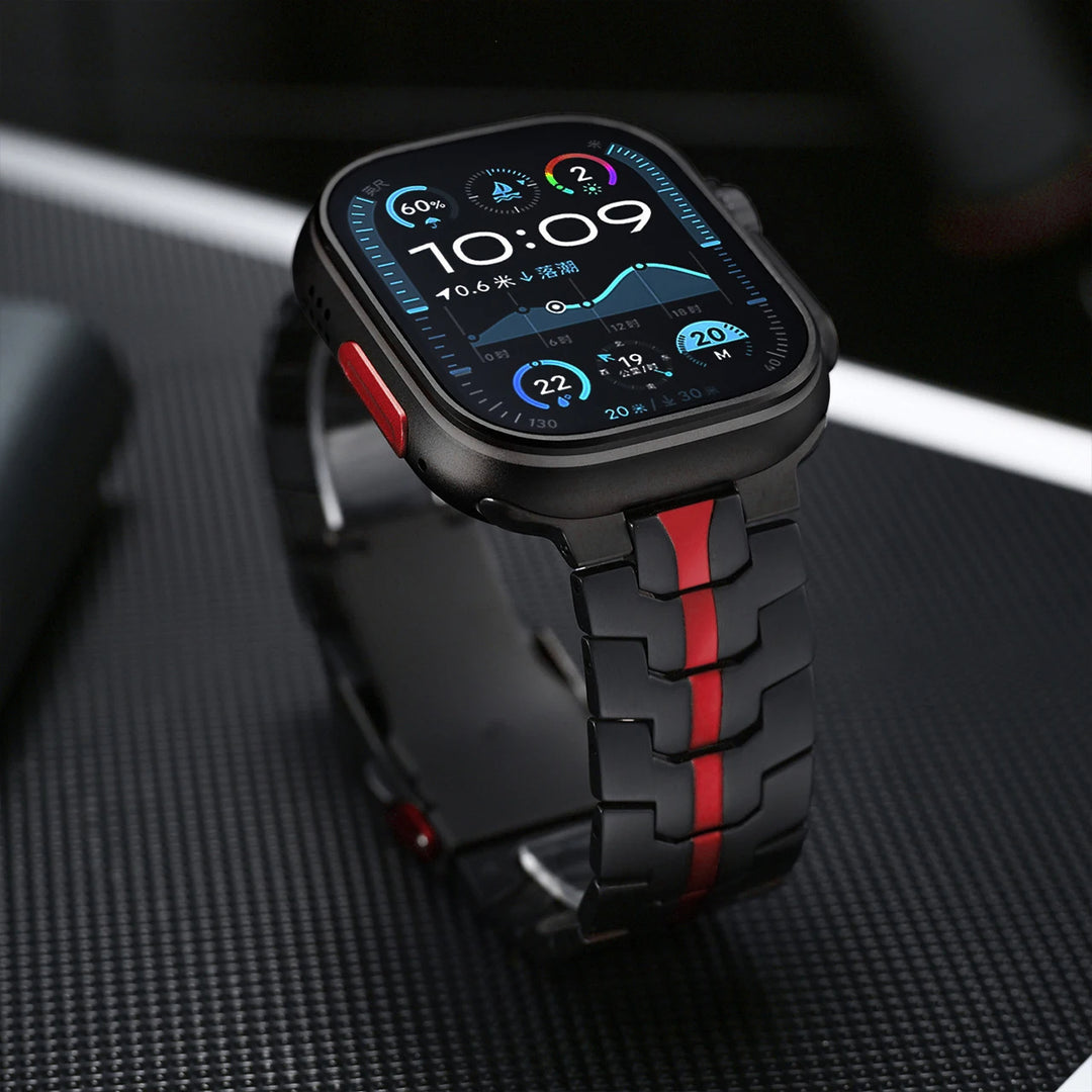 Nitro Striped Apple Watch Band