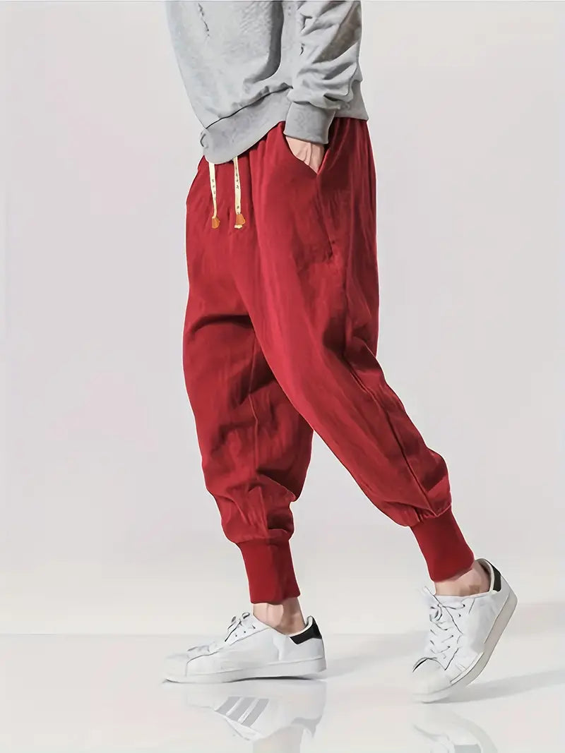 Zen Linen High Rib Jogger