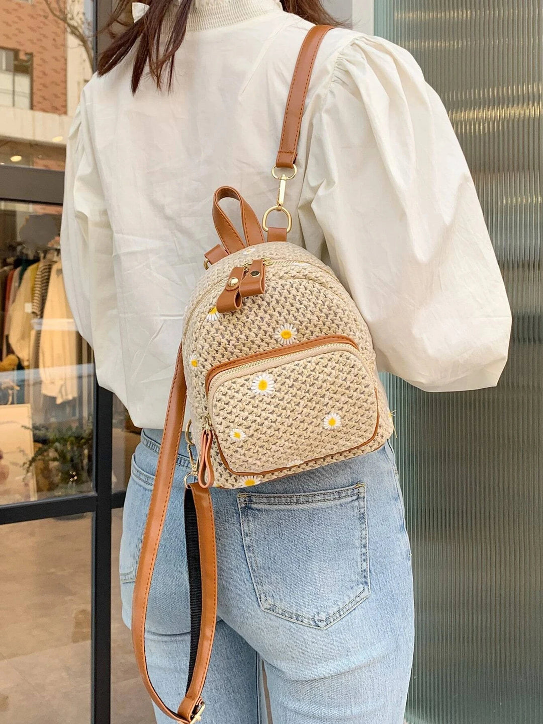 Saint Fleur Woven Backpack