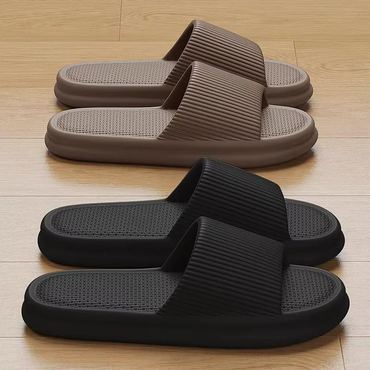 Mello Soft Ribbed Slides