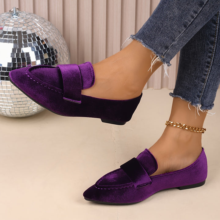 Valentina Velvet Loafer