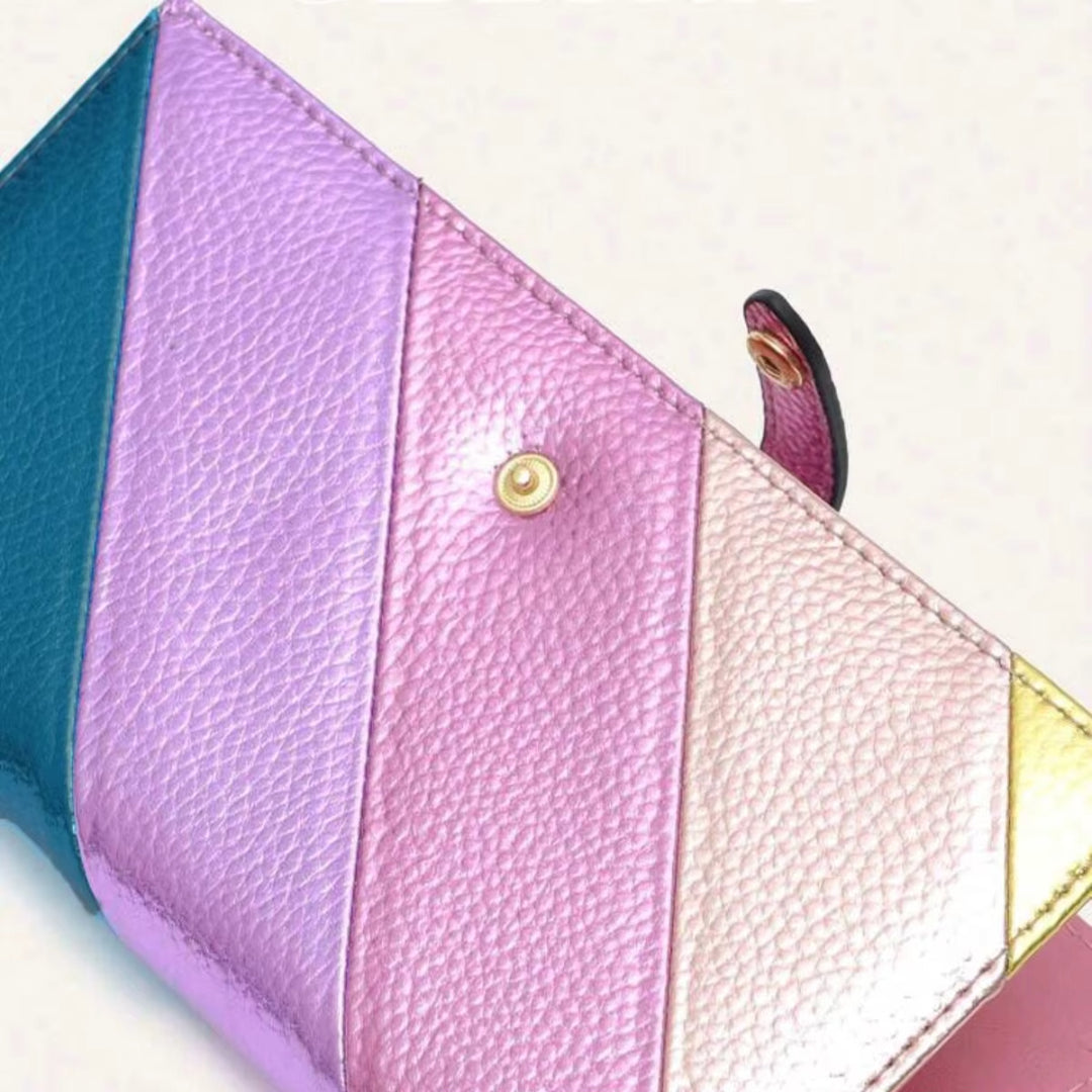 Aurora Gleam Striped Wallet