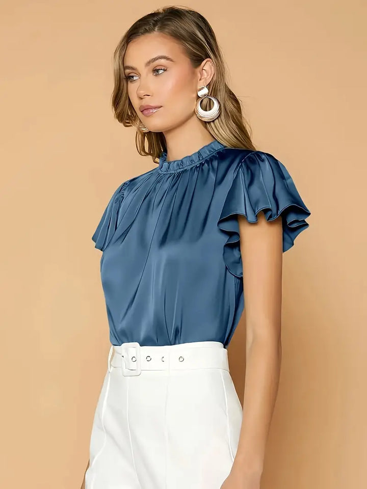 Anastasia High Neck Blouse