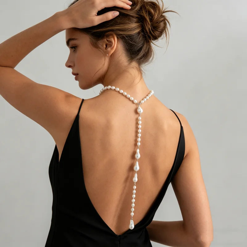Ivoire Pearl Body Chain