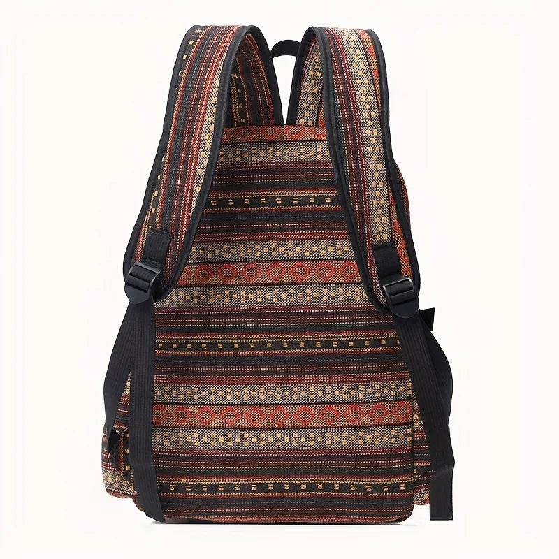 Boheme Woven Canvas Backpack