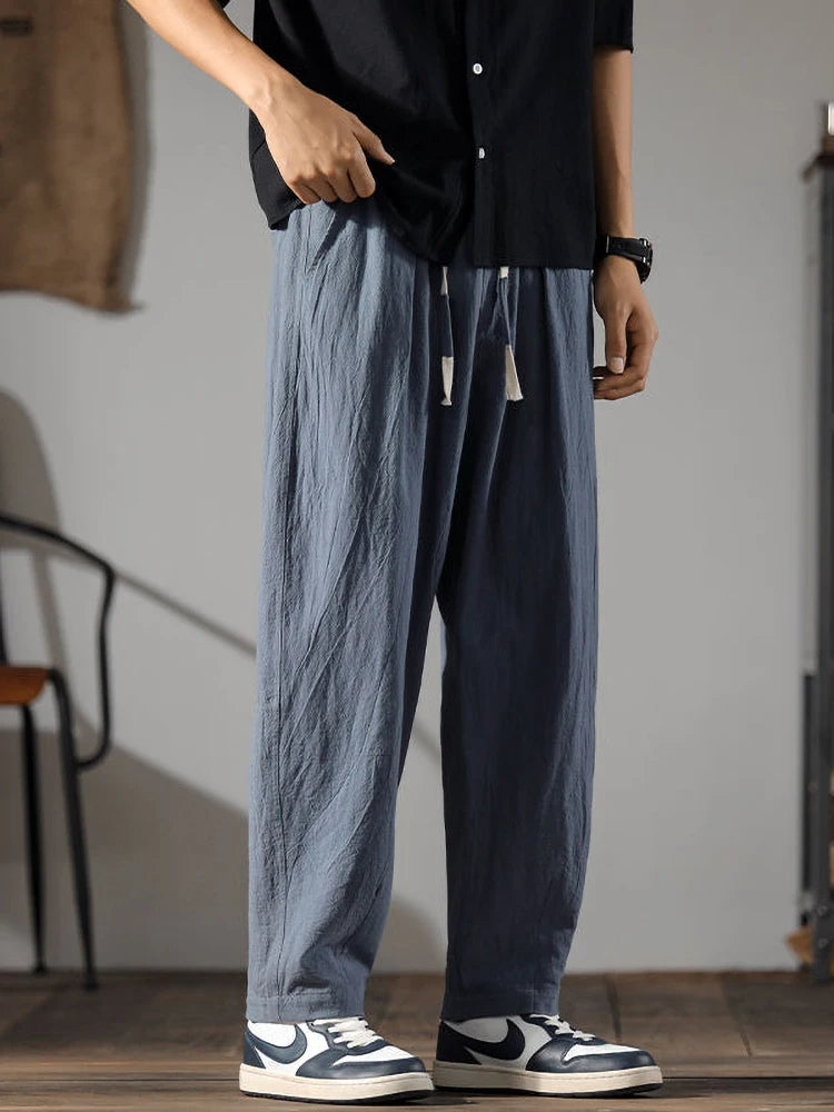 District Relaxed Linen Trouser