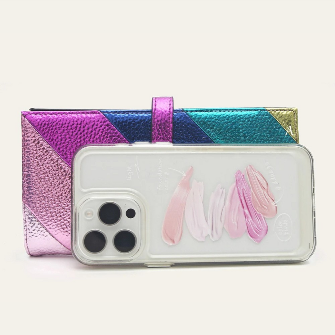 Aurora Gleam Striped Wallet