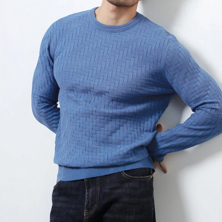 Montrel Woven Knit Pullover