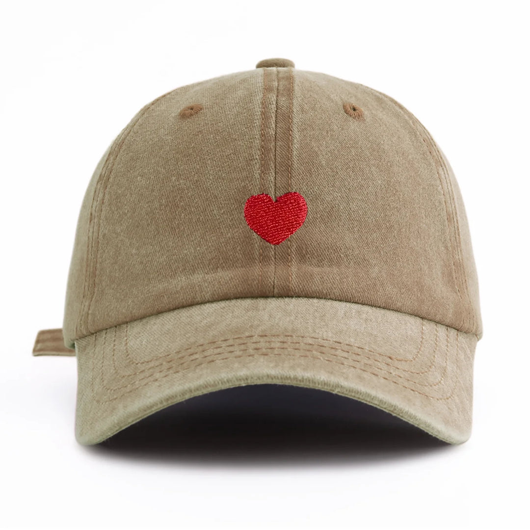 Heart Society Washed Cap