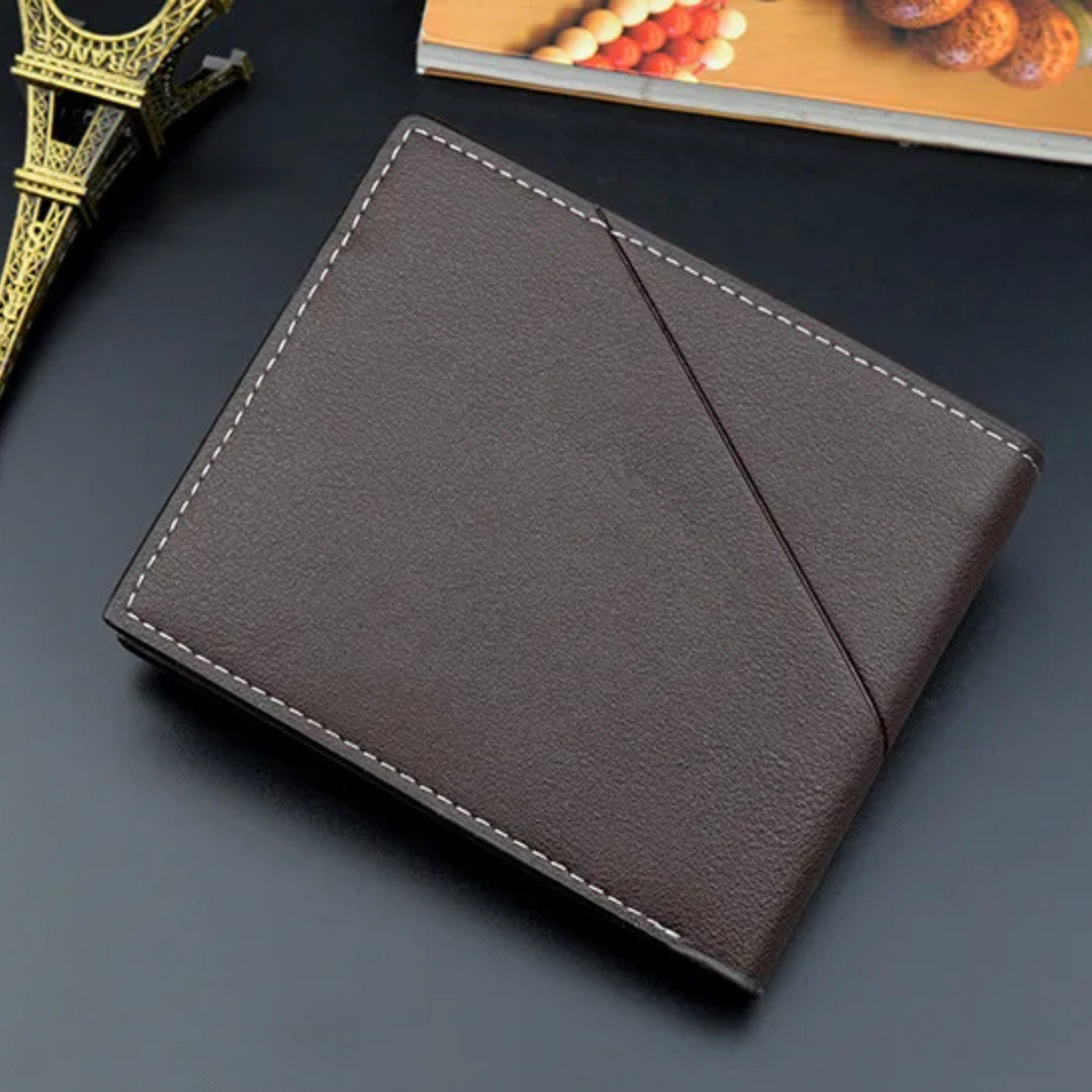 Helix Signature Leather Wallet