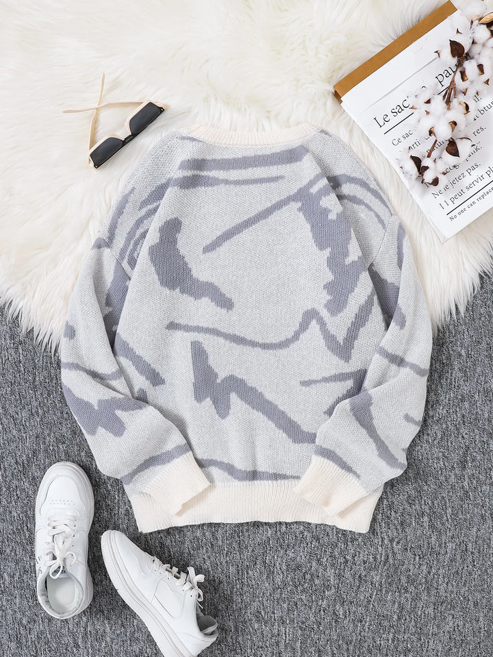 Avant-Garde Knit Sweater