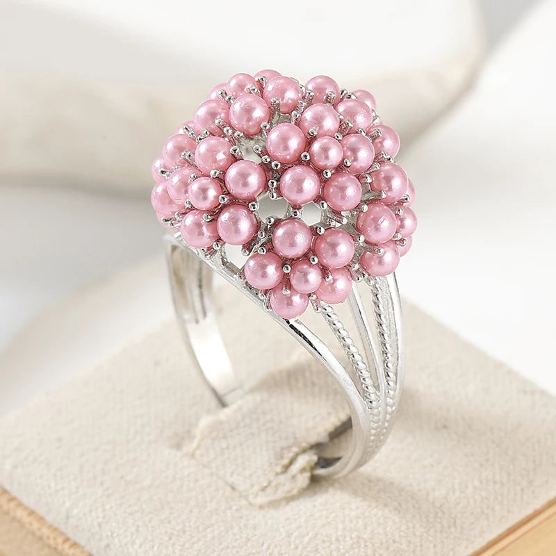 Prism Bloom Cluster Ring