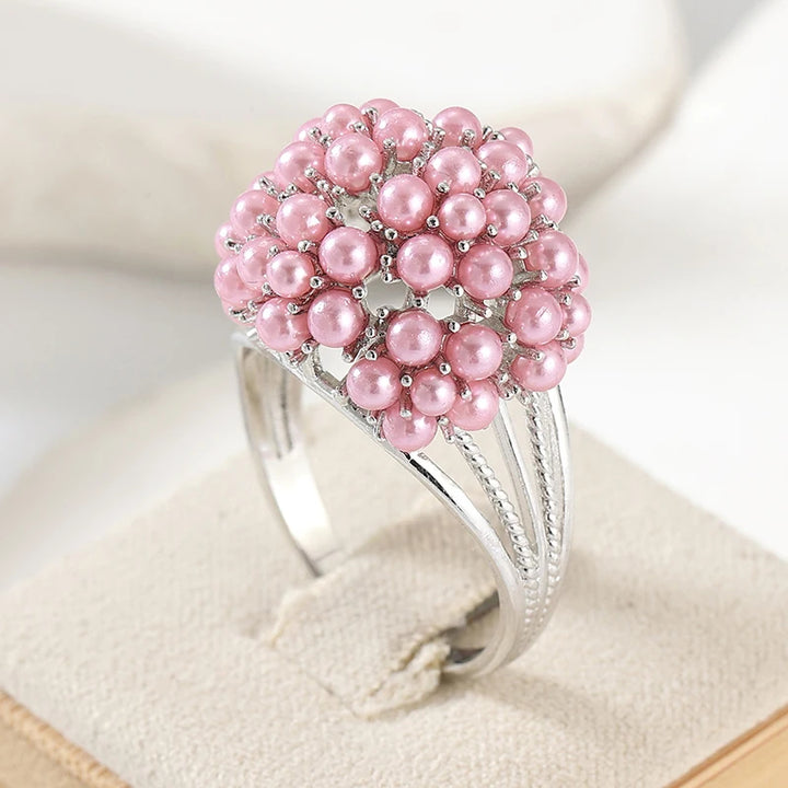 Prism Bloom Cluster Ring