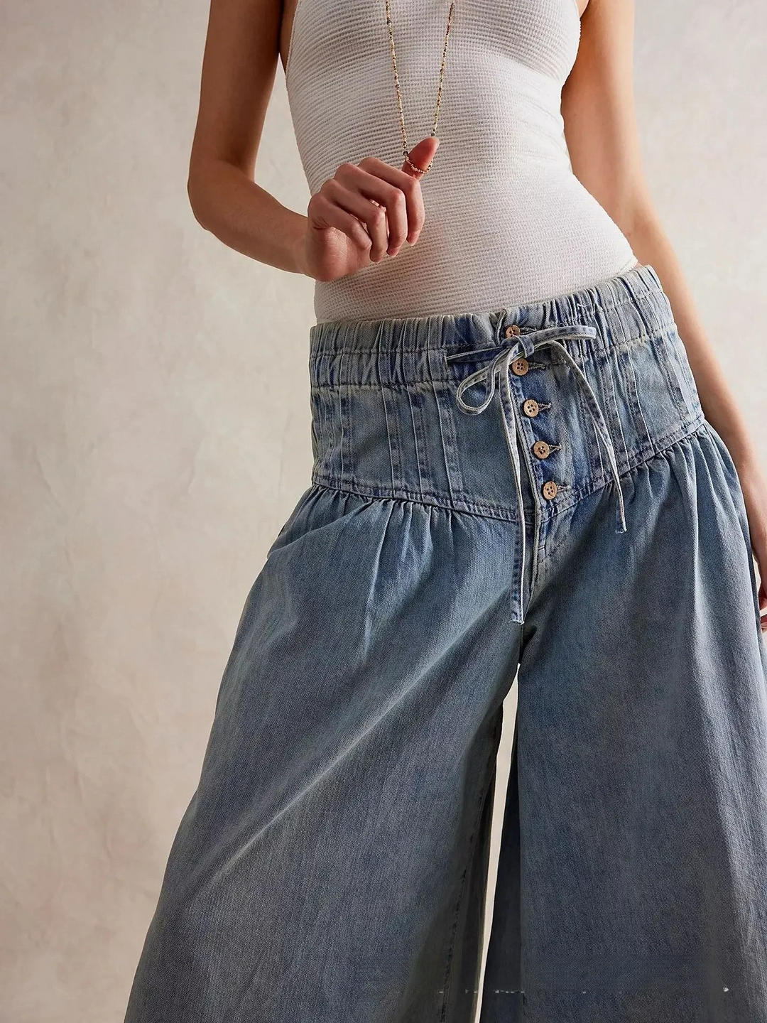 Palazzo Wide-leg Denim