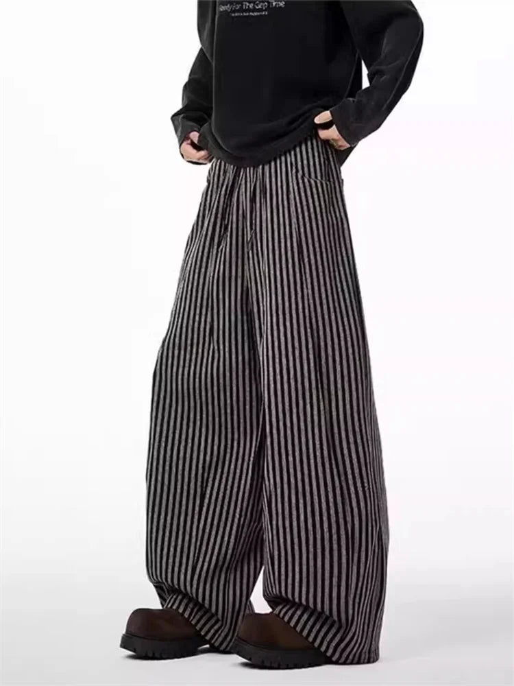 Kuro Striped Baggy Pant