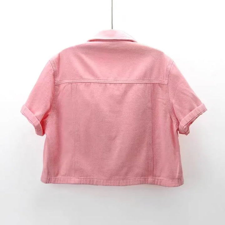 Essence Cropped Denim Jacket