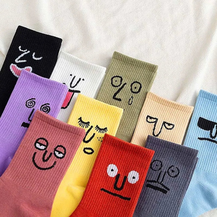Emoticon Expressions Sock Set
