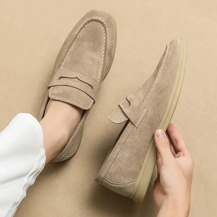 Sterling Suede Penny Loafer
