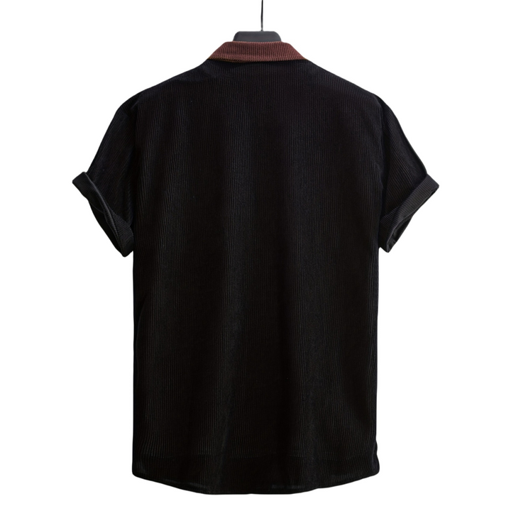 Helix Two-Tone Corduroy Button-Up