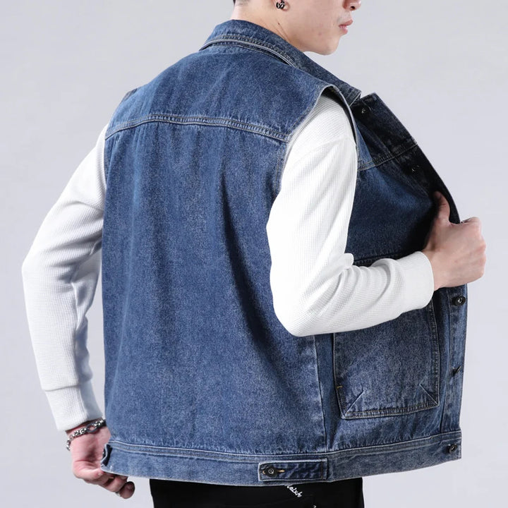 Sentry Washed Denim Vest