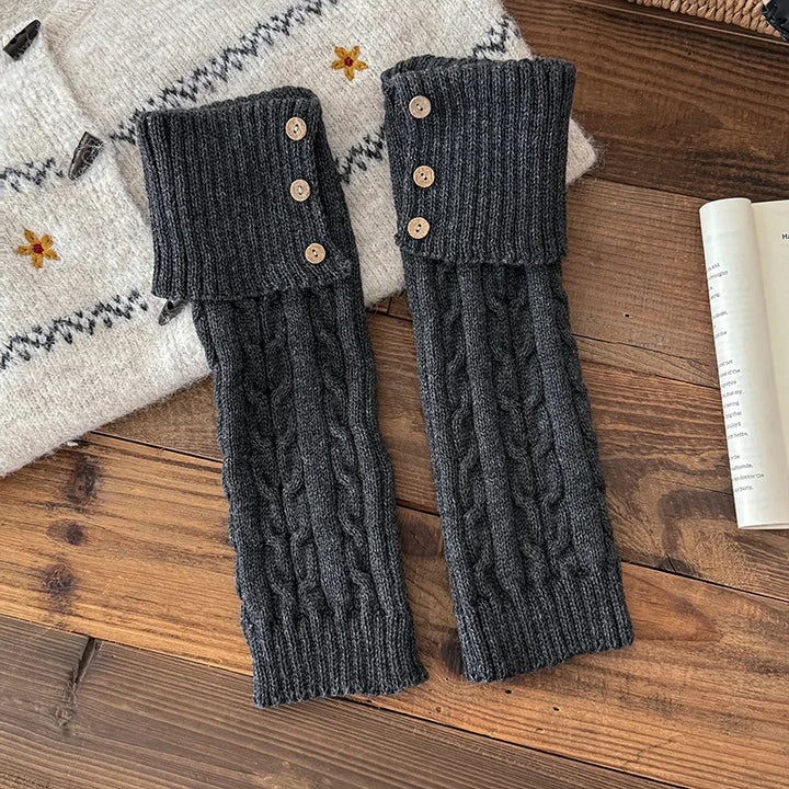 Chalet Cable-Knit Leg Warmers