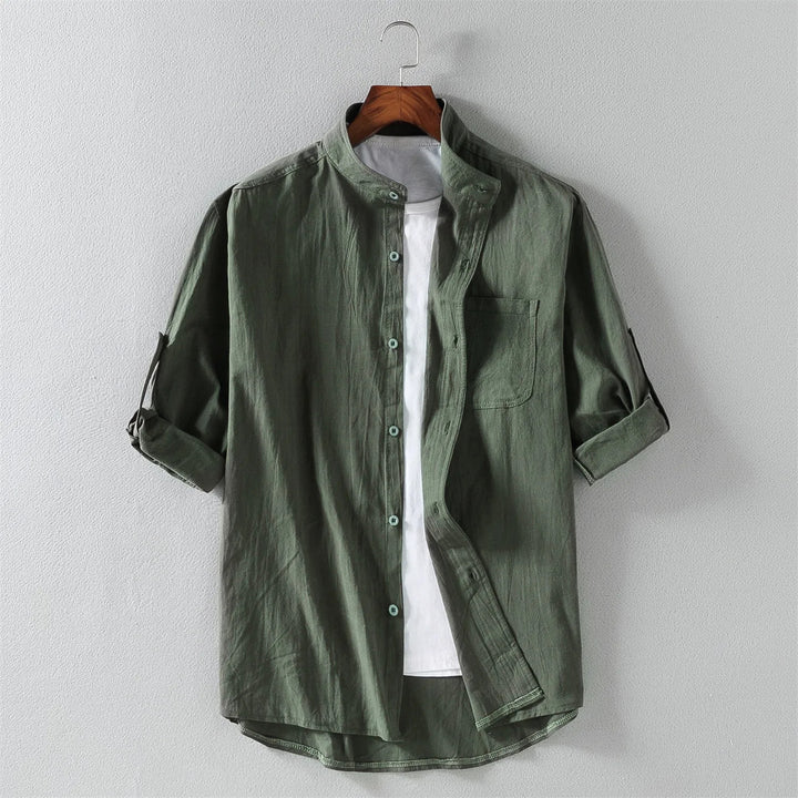 Linen Button-Up Shirt
