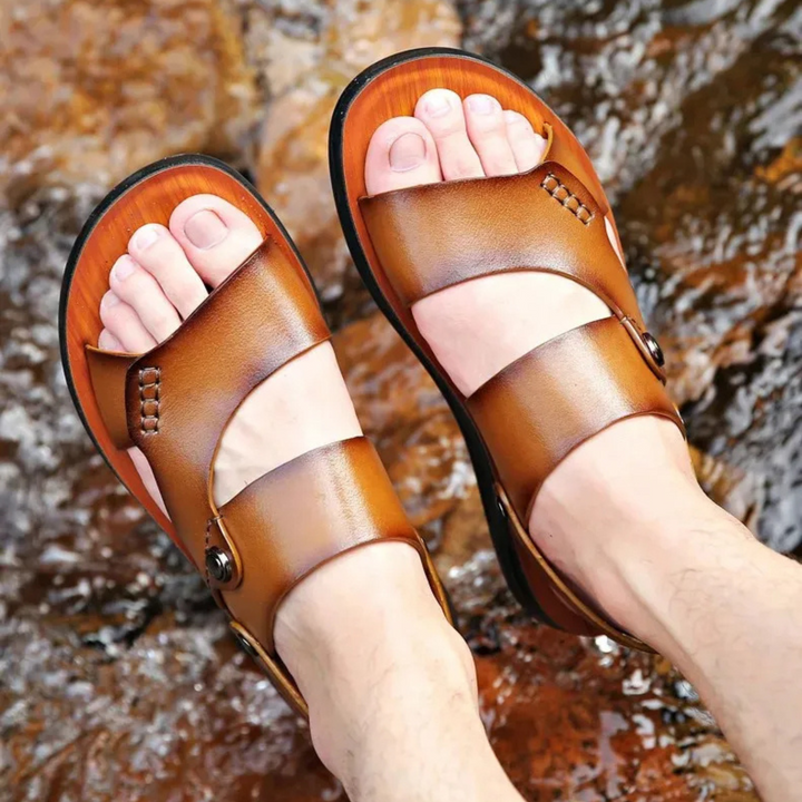 Driftwood Leather Sandal